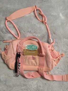 BAGSMART Blush Pink Crossbody & Top-Handle Women’s Bag